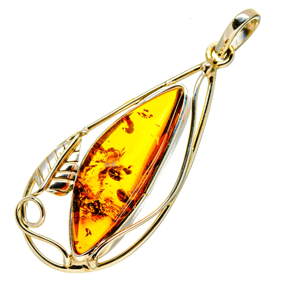 Baltic Amber Pendants handcrafted by Ana Silver Co - PD754811