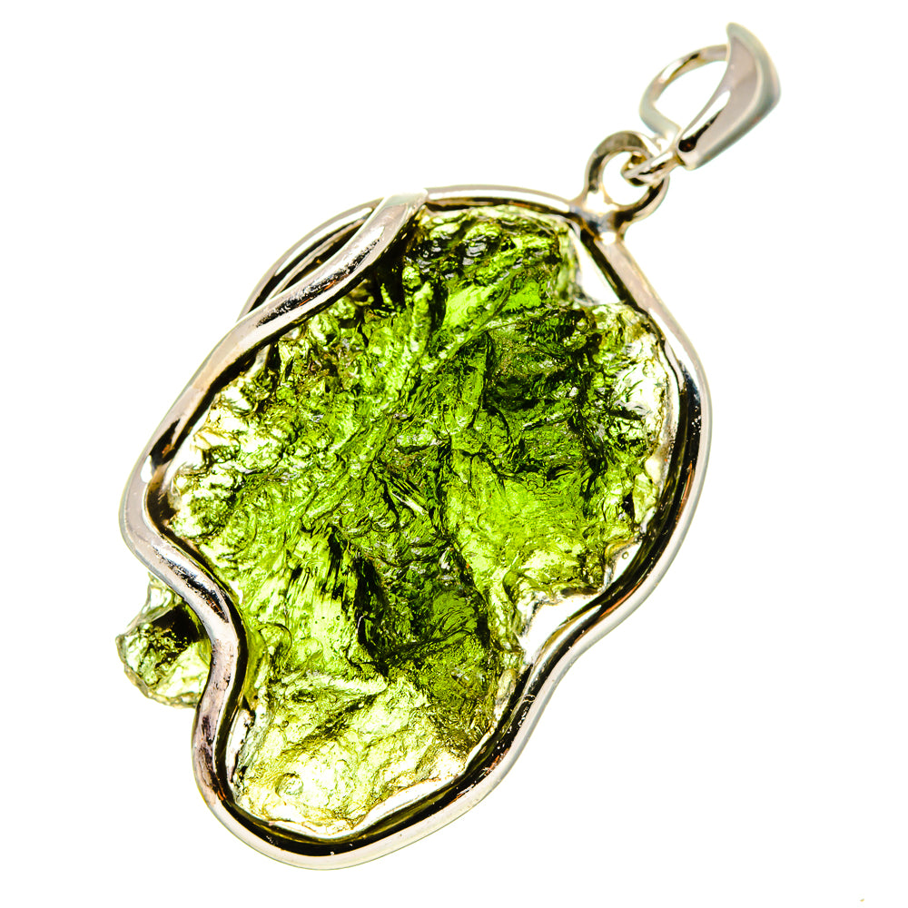 Czech Moldavite Pendants handcrafted by Ana Silver Co - PD754814