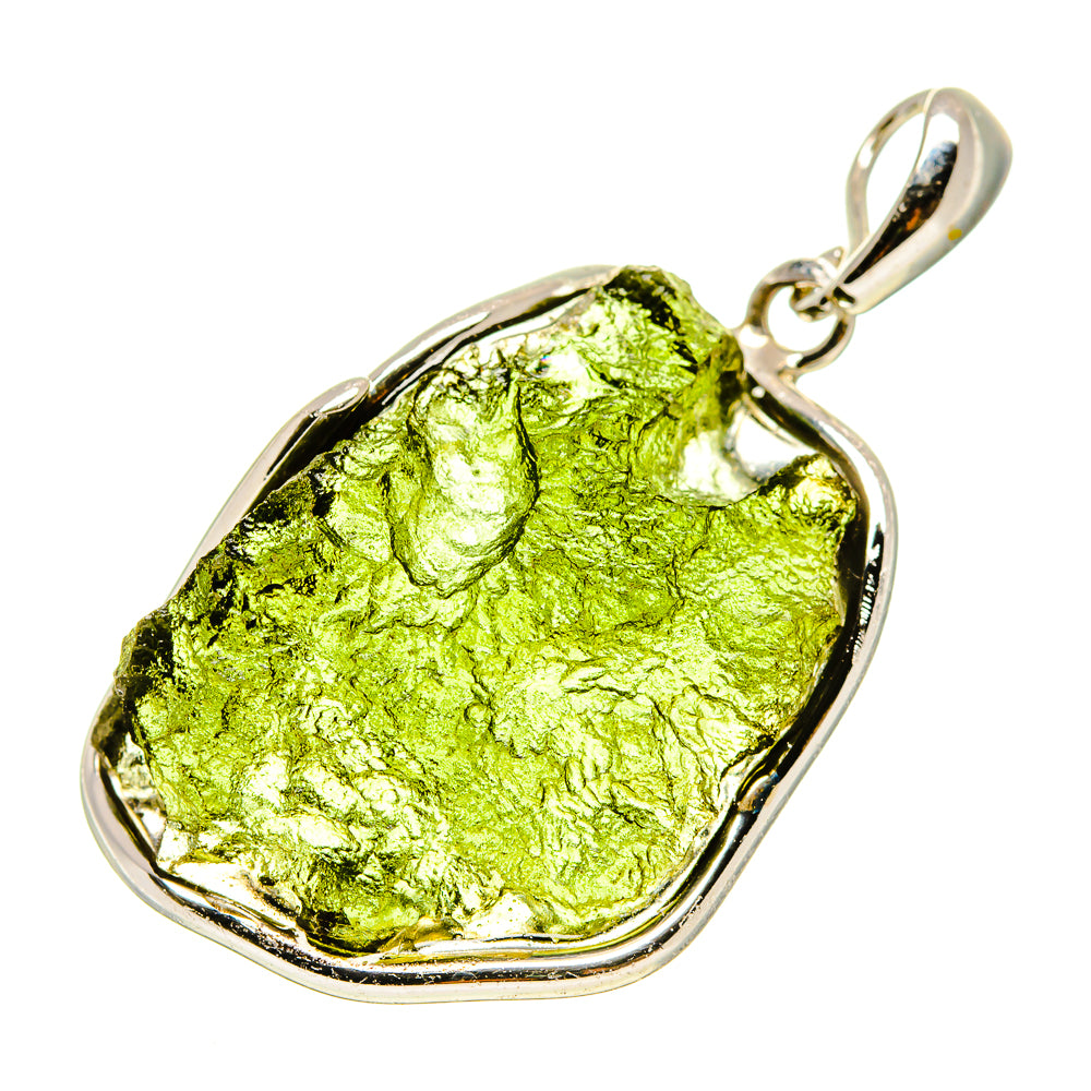 Czech Moldavite Pendants handcrafted by Ana Silver Co - PD754816