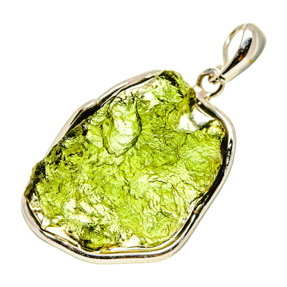 Czech Moldavite Pendants handcrafted by Ana Silver Co - PD754816