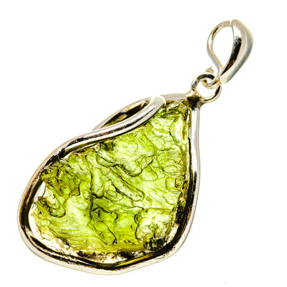 Czech Moldavite Pendants handcrafted by Ana Silver Co - PD754817