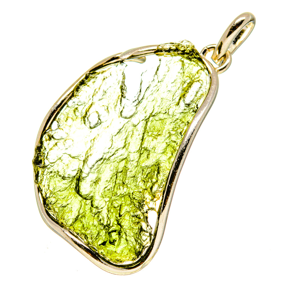 Czech Moldavite Pendants handcrafted by Ana Silver Co - PD754818