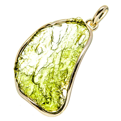 Czech Moldavite Pendants handcrafted by Ana Silver Co - PD754818