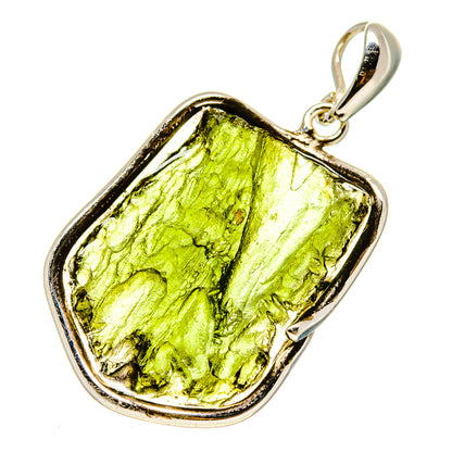 Czech Moldavite Pendants handcrafted by Ana Silver Co - PD754819