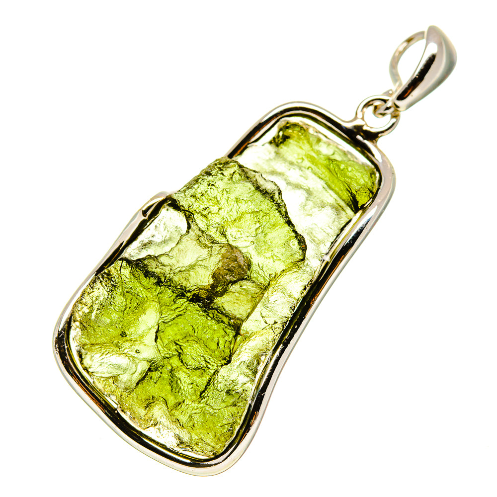 Czech Moldavite Pendants handcrafted by Ana Silver Co - PD754820