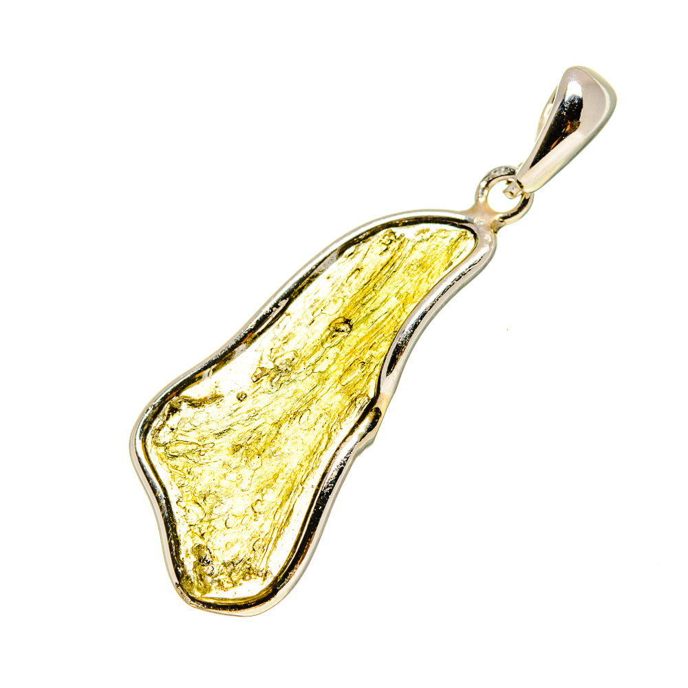 Czech Moldavite Pendants handcrafted by Ana Silver Co - PD754821