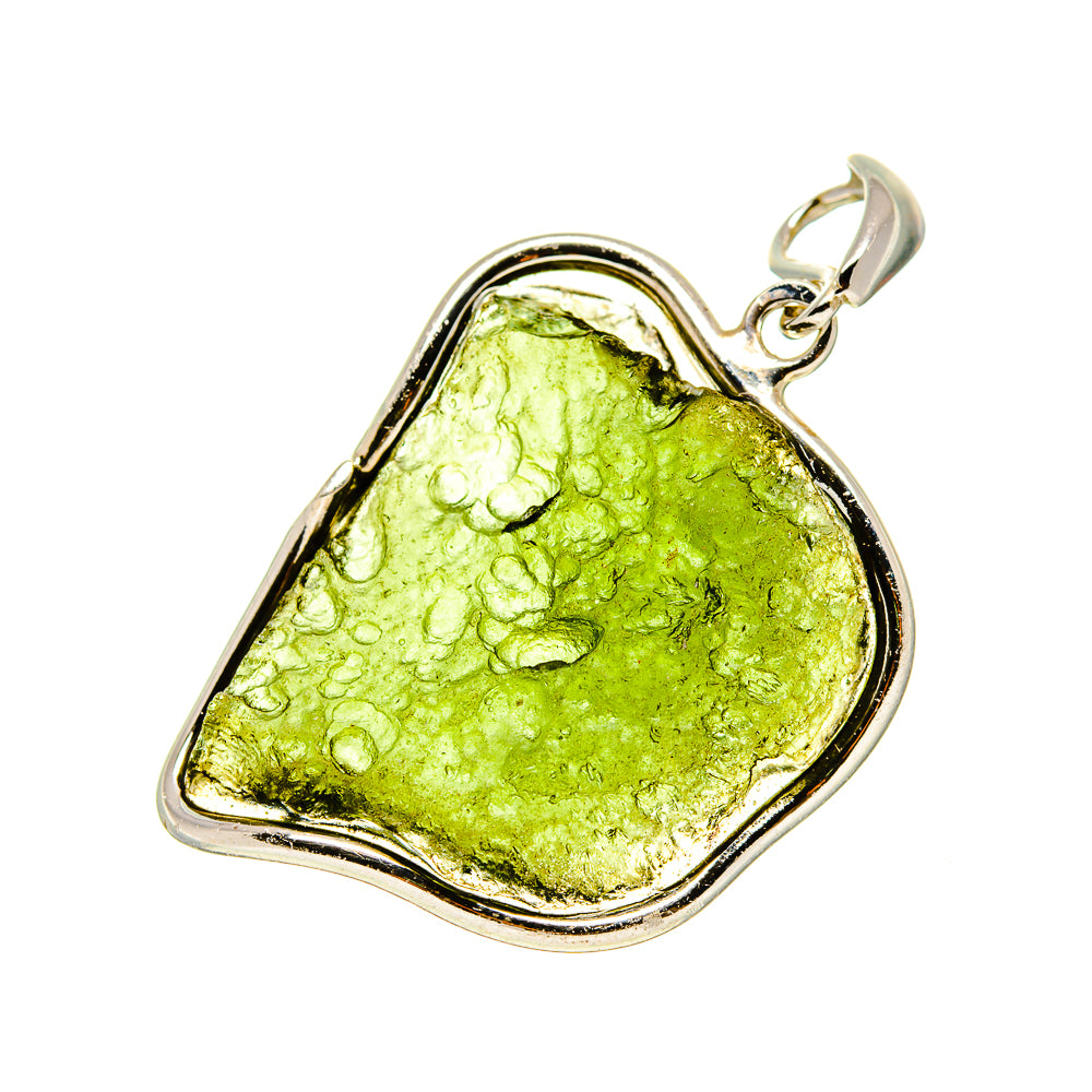 Czech Moldavite Pendants handcrafted by Ana Silver Co - PD754822