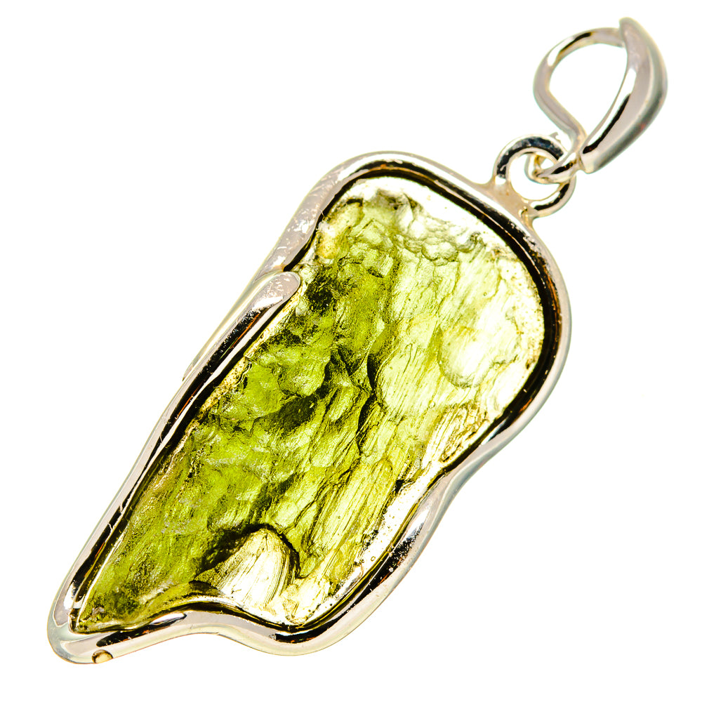 Czech Moldavite Pendants handcrafted by Ana Silver Co - PD754823