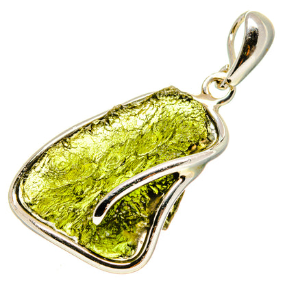 Czech Moldavite Pendants handcrafted by Ana Silver Co - PD754824