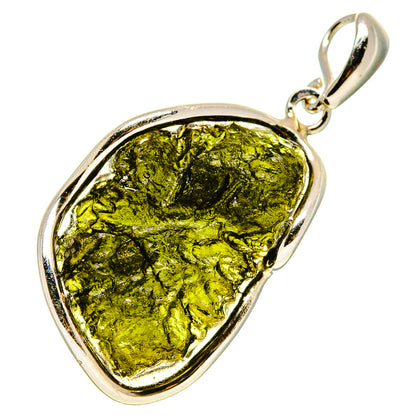 Czech Moldavite Pendants handcrafted by Ana Silver Co - PD754826