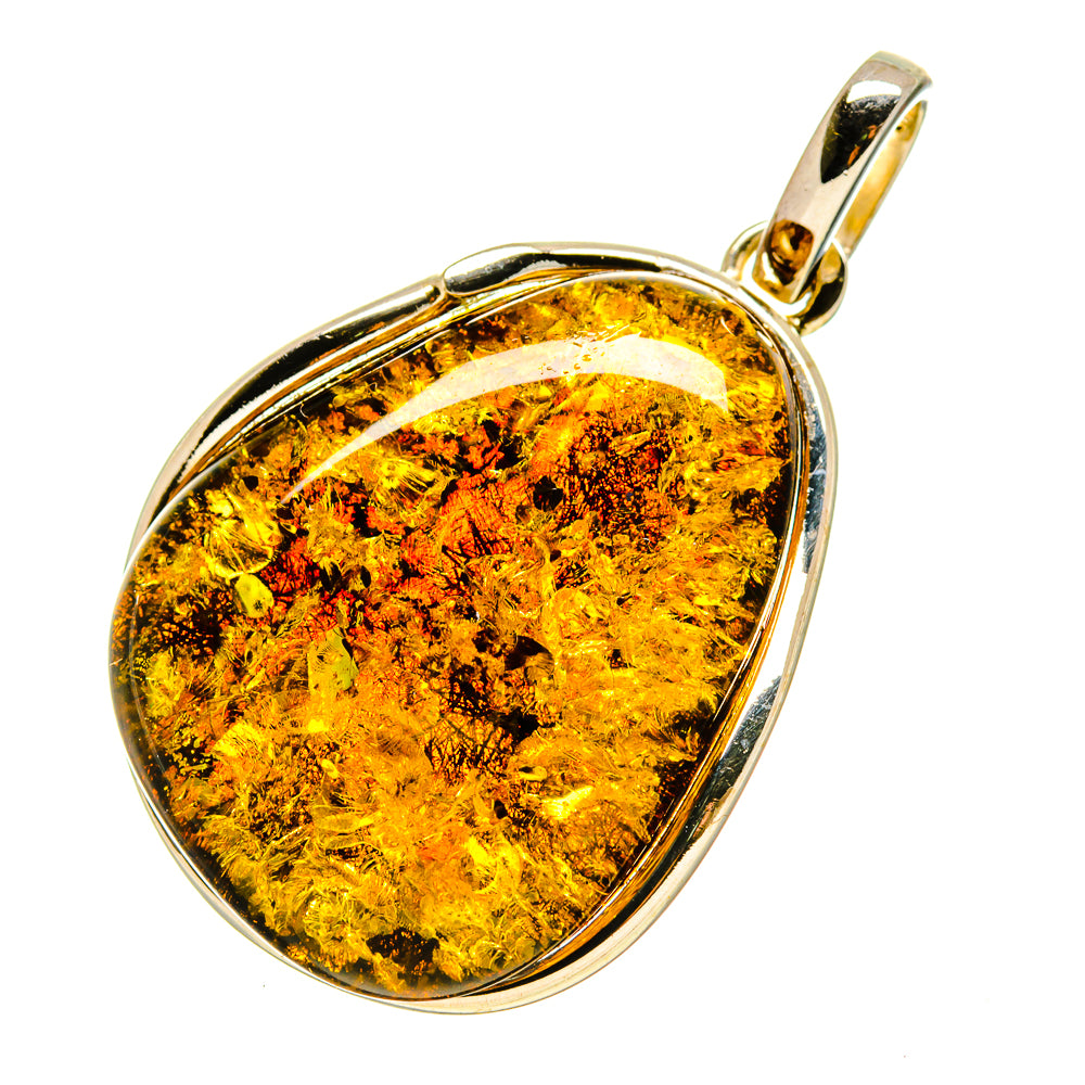 Baltic Amber Pendants handcrafted by Ana Silver Co - PD754834