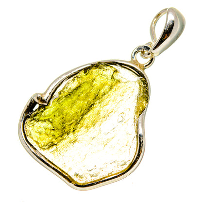Czech Moldavite Pendants handcrafted by Ana Silver Co - PD754835