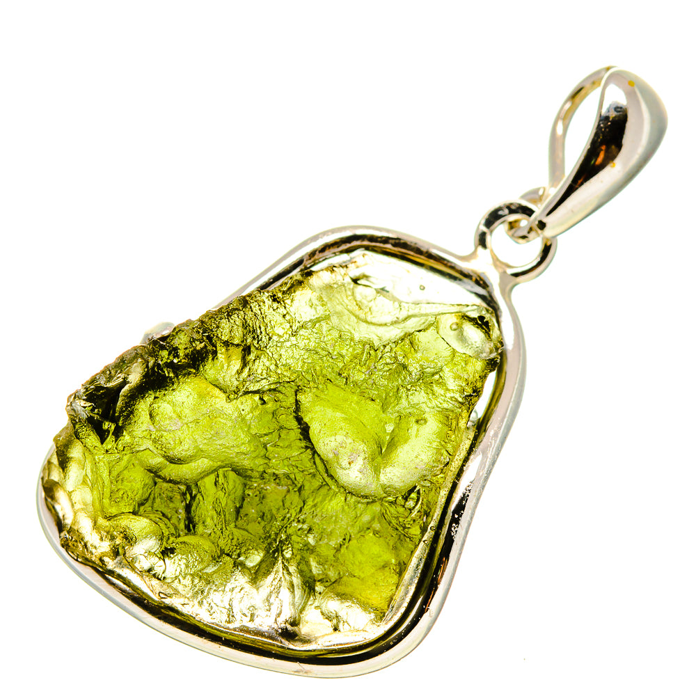 Czech Moldavite Pendants handcrafted by Ana Silver Co - PD754836