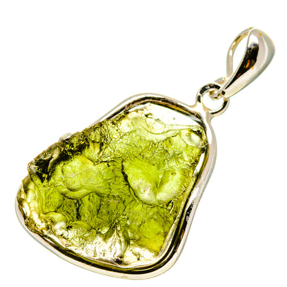 Czech Moldavite Pendants handcrafted by Ana Silver Co - PD754836