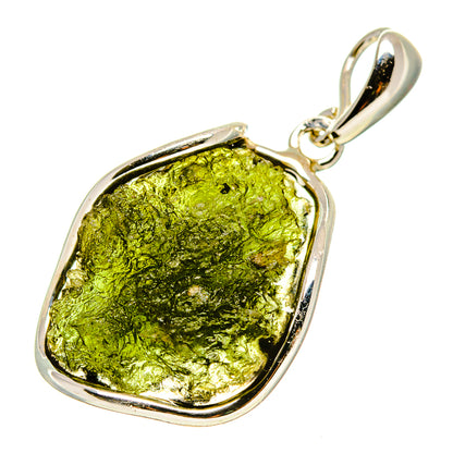 Czech Moldavite Pendants handcrafted by Ana Silver Co - PD754837