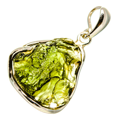 Czech Moldavite Pendants handcrafted by Ana Silver Co - PD754838