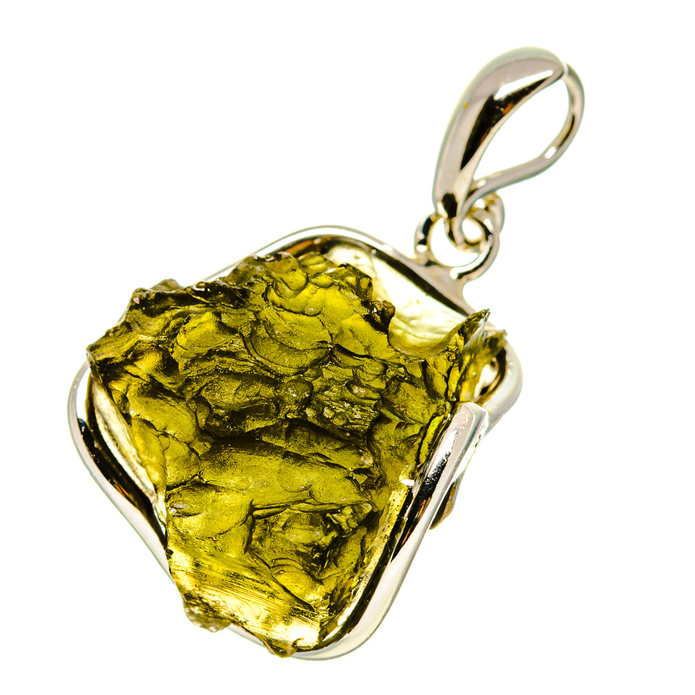 Czech Moldavite Pendants handcrafted by Ana Silver Co - PD754839