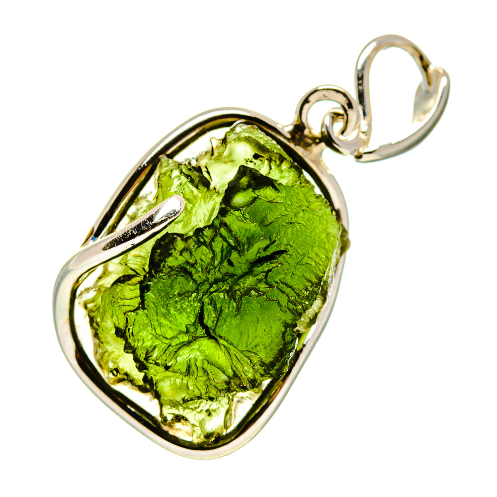 Czech Moldavite Pendants handcrafted by Ana Silver Co - PD754840