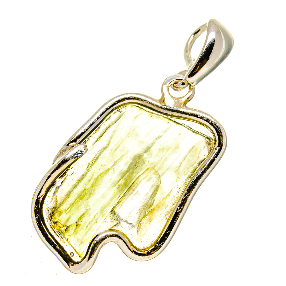 Czech Moldavite Pendants handcrafted by Ana Silver Co - PD754841