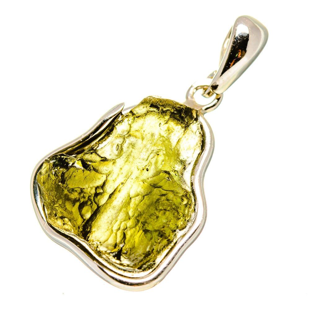Czech Moldavite Pendants handcrafted by Ana Silver Co - PD754842