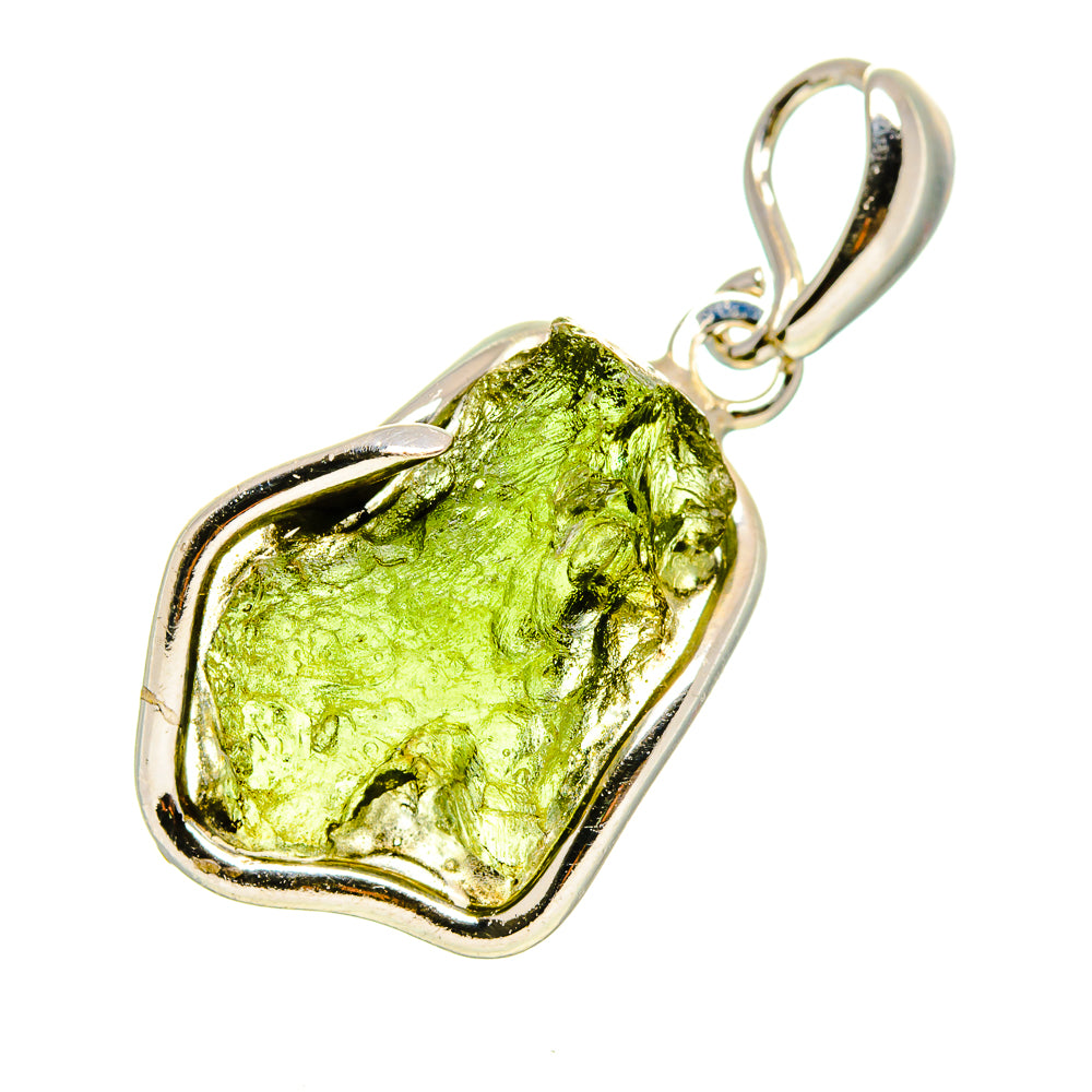 Czech Moldavite Pendants handcrafted by Ana Silver Co - PD754843