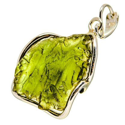 Czech Moldavite Pendants handcrafted by Ana Silver Co - PD754844