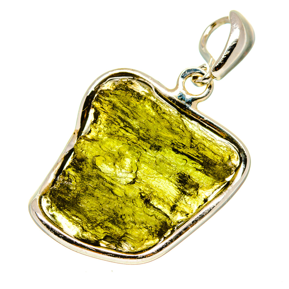 Czech Moldavite Pendants handcrafted by Ana Silver Co - PD754846