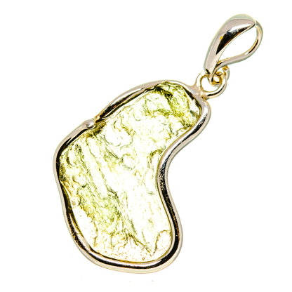 Czech Moldavite Pendants handcrafted by Ana Silver Co - PD754848