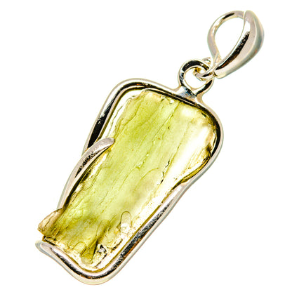 Czech Moldavite Pendants handcrafted by Ana Silver Co - PD754853