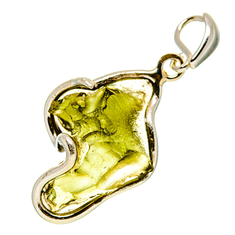 Czech Moldavite Pendants handcrafted by Ana Silver Co - PD754854