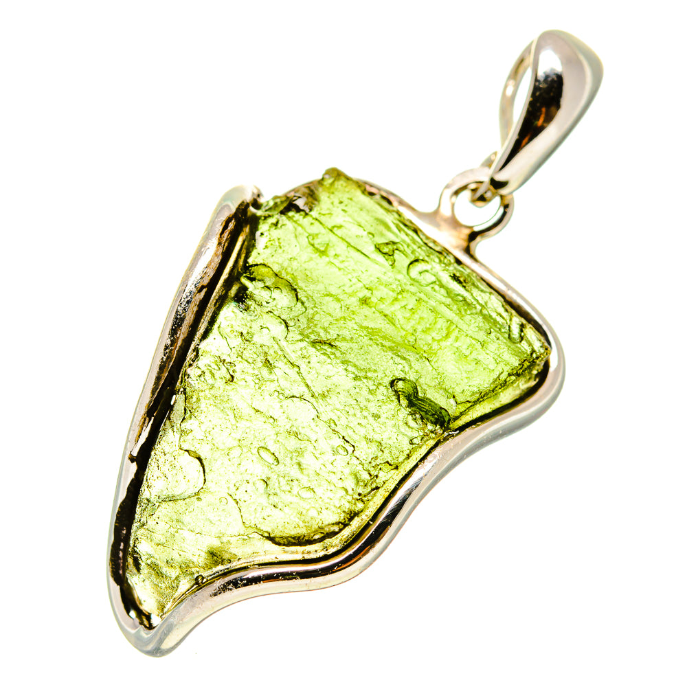 Czech Moldavite Pendants handcrafted by Ana Silver Co - PD754856