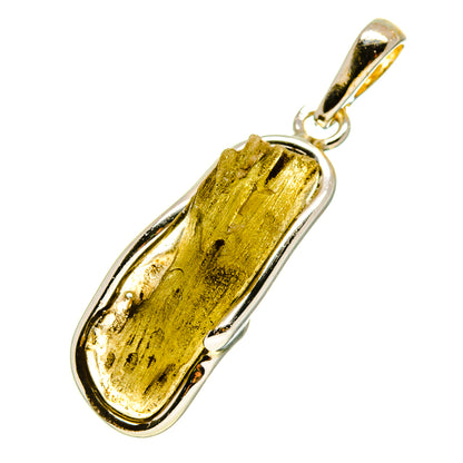 Czech Moldavite Pendants handcrafted by Ana Silver Co - PD754858