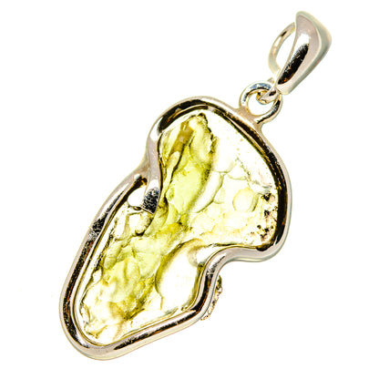 Czech Moldavite Pendants handcrafted by Ana Silver Co - PD754859