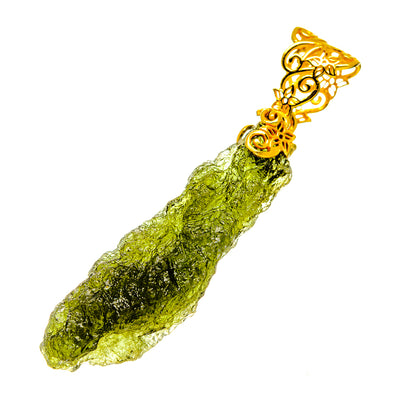 Czech Moldavite Pendants handcrafted by Ana Silver Co - PD754862