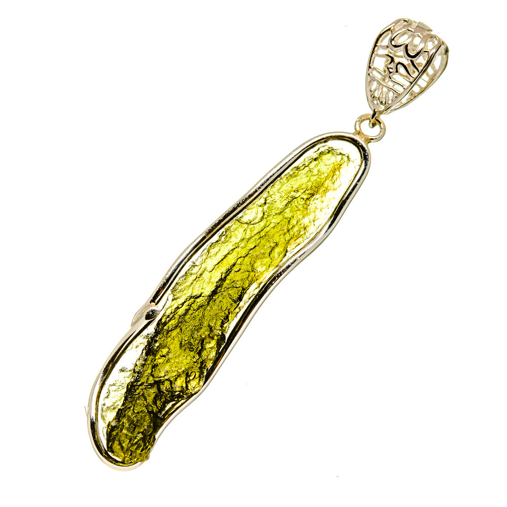 Czech Moldavite Pendants handcrafted by Ana Silver Co - PD754863