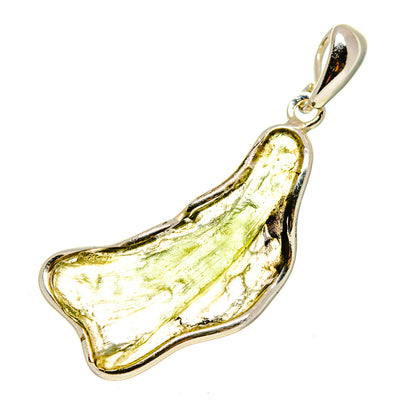 Czech Moldavite Pendants handcrafted by Ana Silver Co - PD754865
