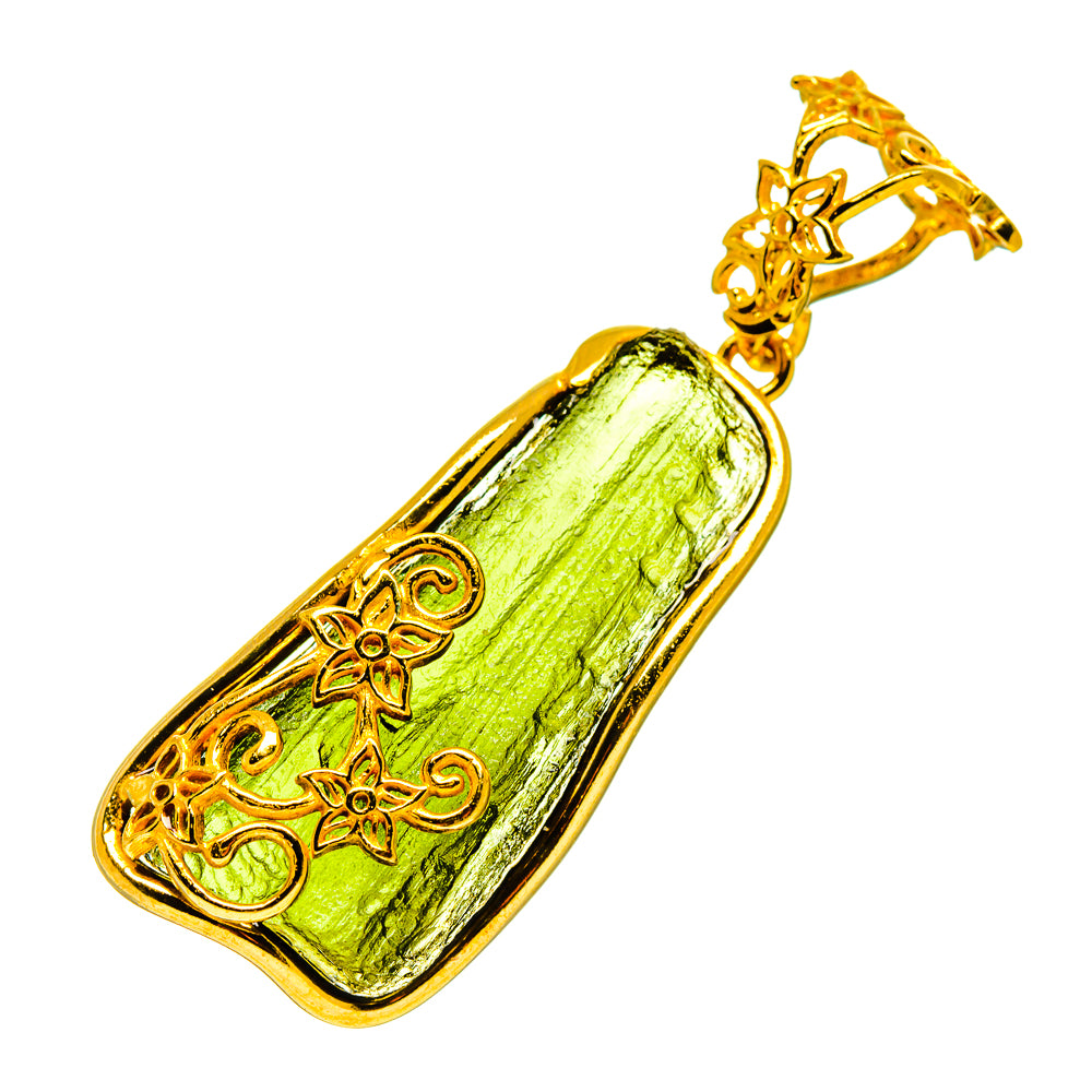 Czech Moldavite Pendants handcrafted by Ana Silver Co - PD754867