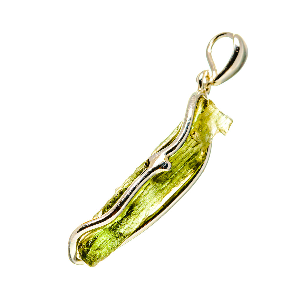 Czech Moldavite Pendants handcrafted by Ana Silver Co - PD754868