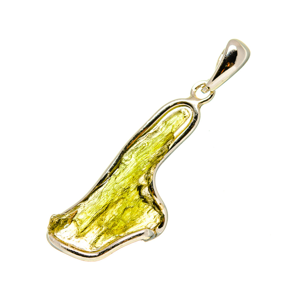 Czech Moldavite Pendants handcrafted by Ana Silver Co - PD754869