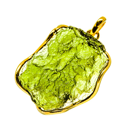 Czech Moldavite Pendants handcrafted by Ana Silver Co - PD754870