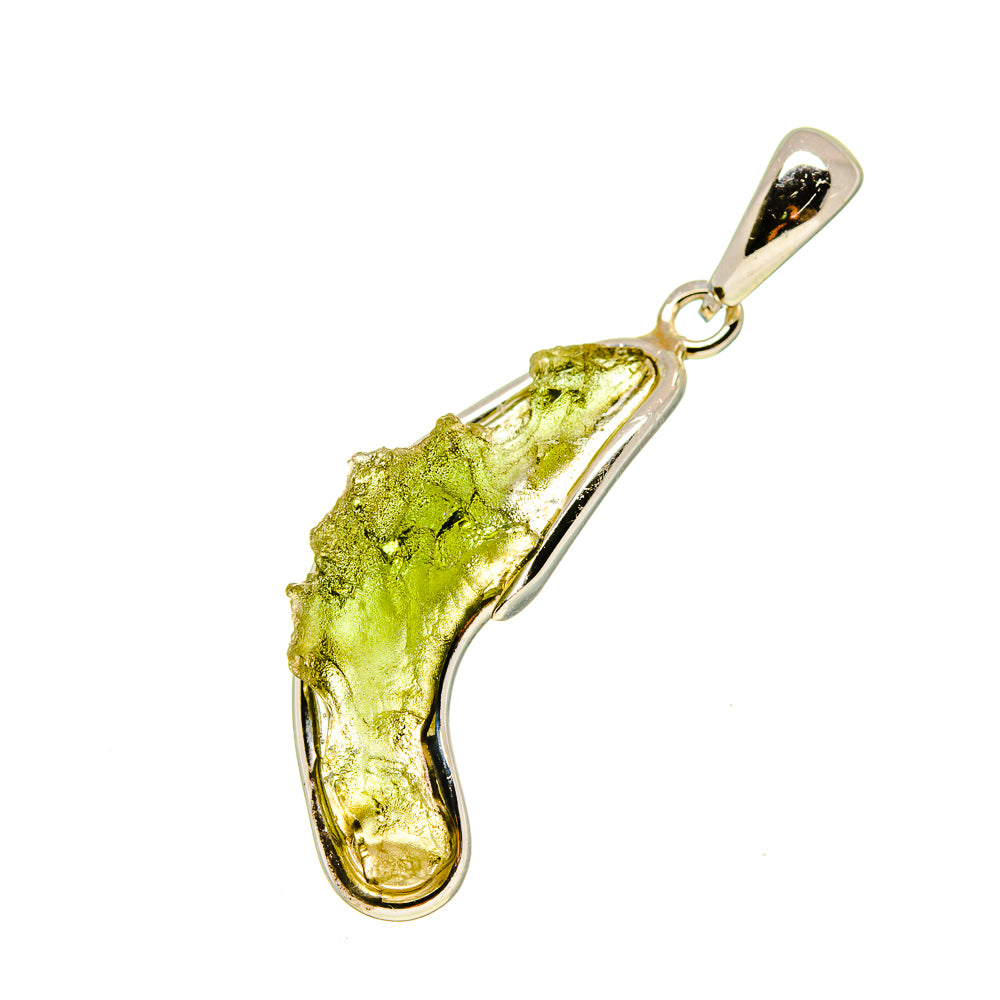Czech Moldavite Pendants handcrafted by Ana Silver Co - PD754872