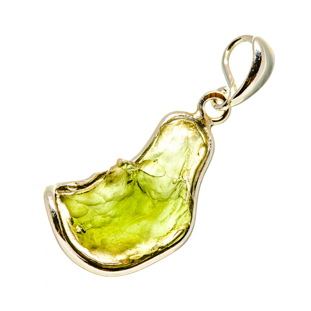 Czech Moldavite Pendants handcrafted by Ana Silver Co - PD754873