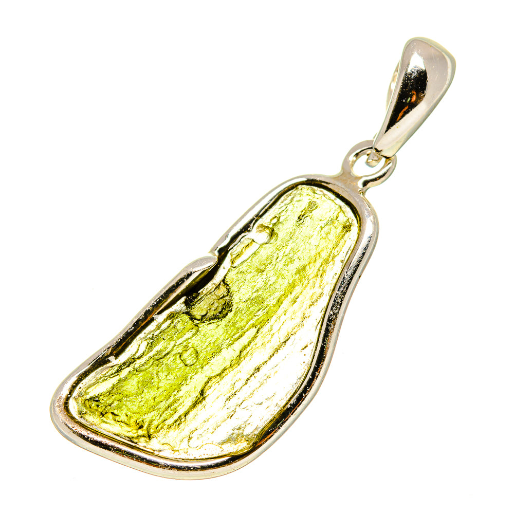 Czech Moldavite Pendants handcrafted by Ana Silver Co - PD754874