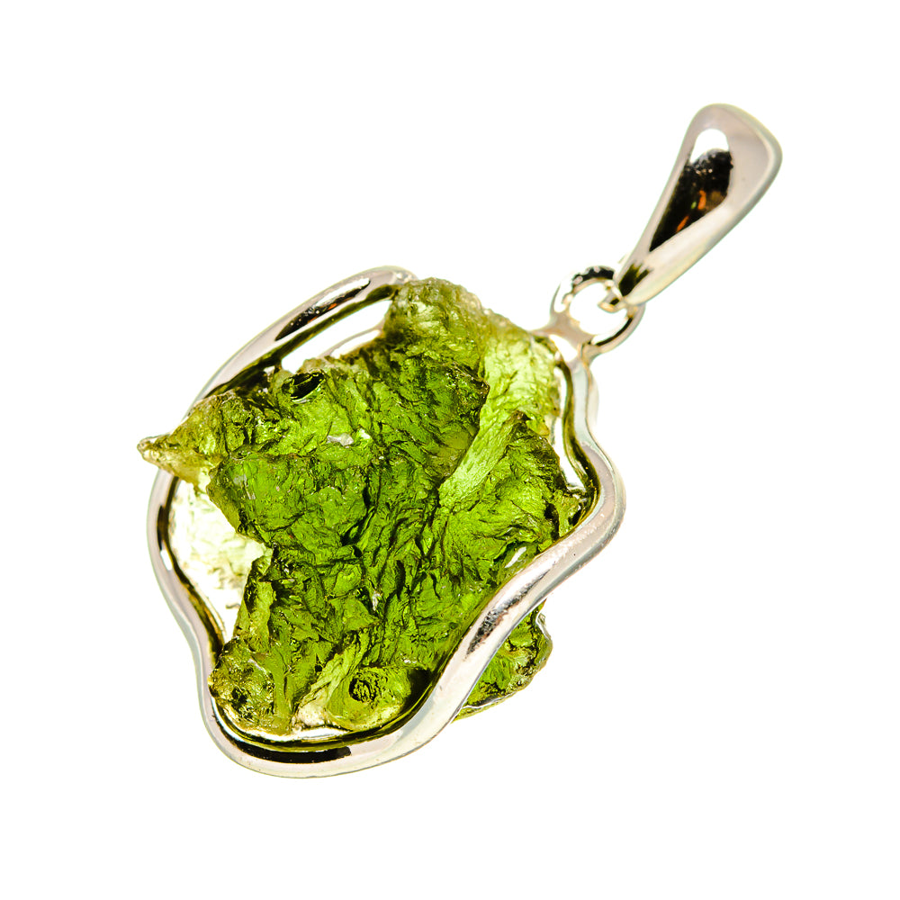 Czech Moldavite Pendants handcrafted by Ana Silver Co - PD754876