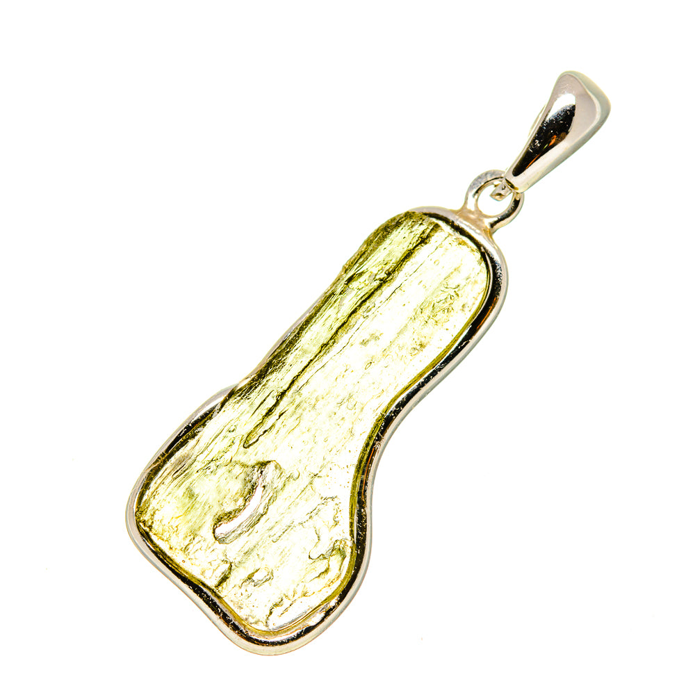 Czech Moldavite Pendants handcrafted by Ana Silver Co - PD754882