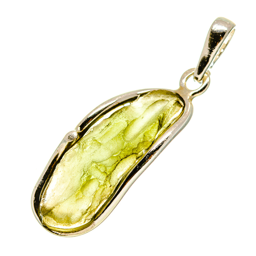 Czech Moldavite Pendants handcrafted by Ana Silver Co - PD754883
