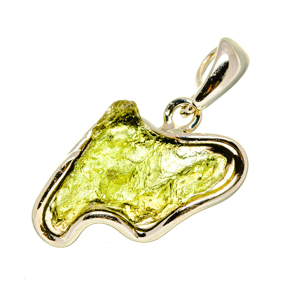 Czech Moldavite Pendants handcrafted by Ana Silver Co - PD754885
