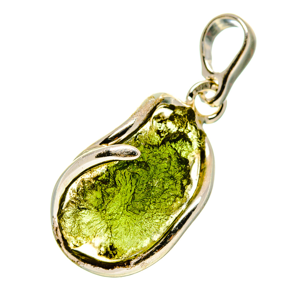 Czech Moldavite Pendants handcrafted by Ana Silver Co - PD754886