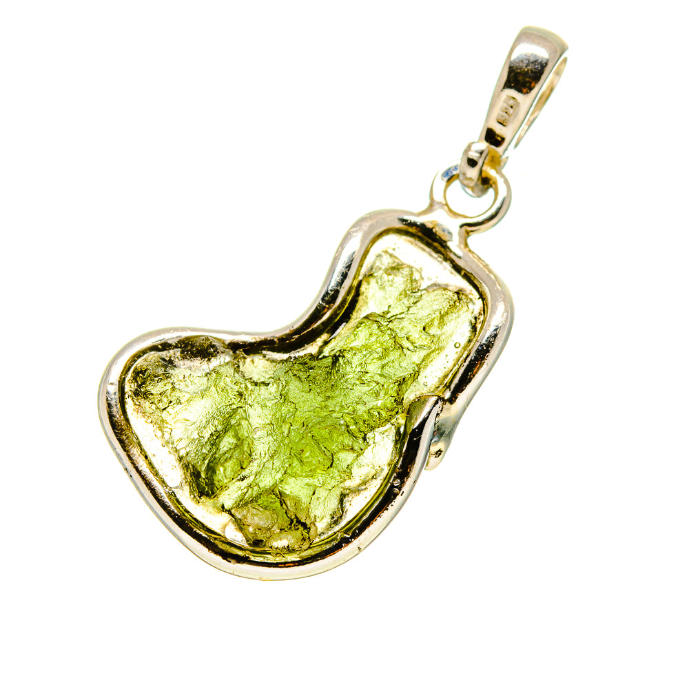 Czech Moldavite Pendants handcrafted by Ana Silver Co - PD754891