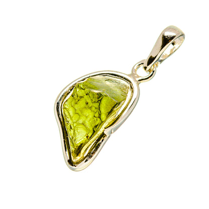 Czech Moldavite Pendants handcrafted by Ana Silver Co - PD754892